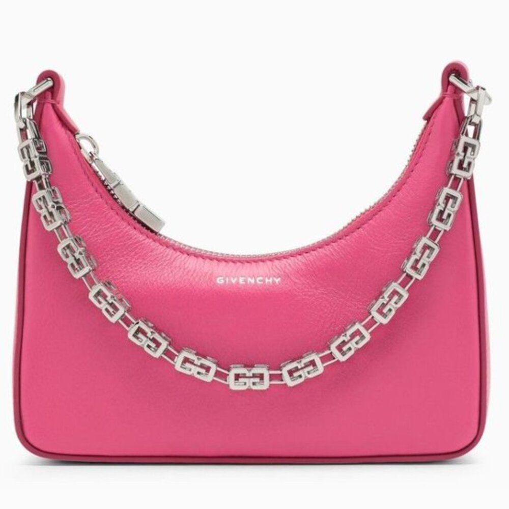 Givenchy Pink Cut-Out Moon Bag